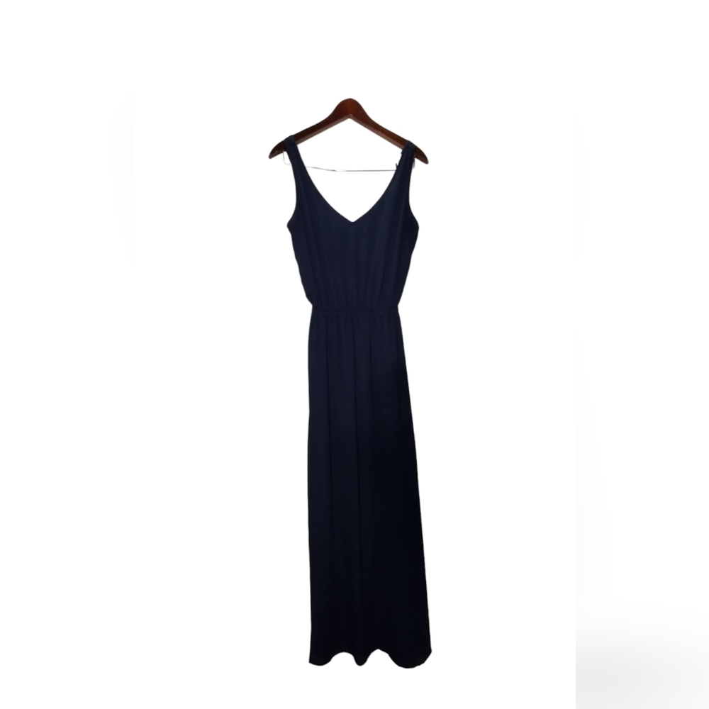 Show Me You Mumu Kendall Maxi Dress - Navy Blue Size Small